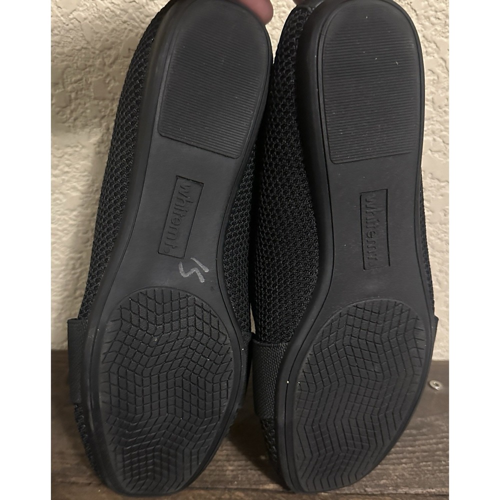 White Mt Slip-On Loafers Women Size 8.5 M Black Textile Upper Flats Shoes - Picture 12 of 16
